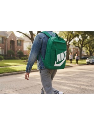 Nike Elemental Sırt Çantası Okul Çantası Günlük Çanta Unisex Yeşil DD0559-365