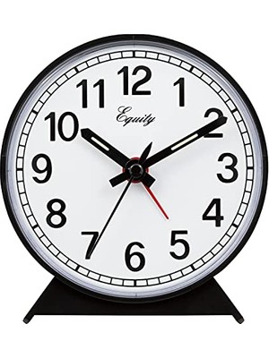 Defne Store 14075 Siyah Analog Kurmalı Alarm Saati