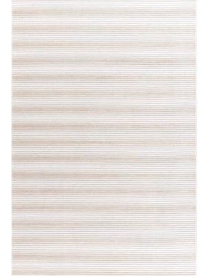 Defne Store Stripe Krem Kilim Kaymaz Taban Salon Oturma Odası Antre Halısı 33014A, 80 x 150