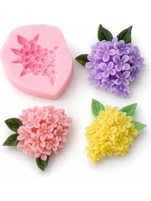 Defne Store PY1002677 Silikon Kalıp Mum Kalıbı, Uzun, Leylak