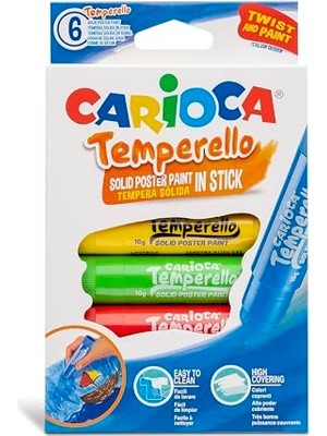 Defne Store Temperello Stick Poster Boyama Kalemi 6'li
