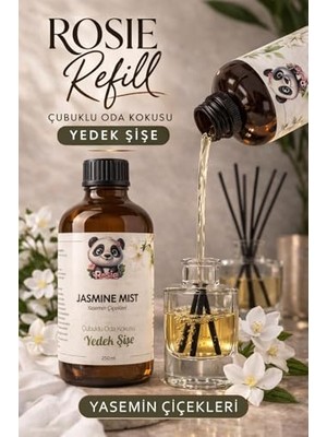 Defne Store Jasmine Mist Çubuklu Oda Kokusu Yedek Şişesi, 250 ml