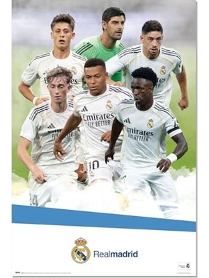 Defne Store Poster Sanatsal Baskı Fc Real Madrid Poster Dekorasyon Oturma Odası Veya Yatak Odası Dekorasyonu - Dekorasyon Odası - Boyut 61 x 91 - Resmi Real Madrid Merch Fan Ürünü