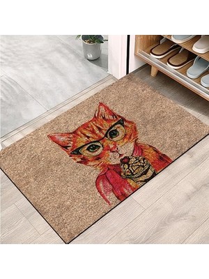 Defne Store Kapı Önü Paspası; Modern ve Kapı Paspası | Ev, Ofis ve Dış Mekân Kullanımı Için (Retro Pati) 45X65