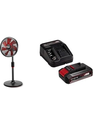 Defne Store Ge-Cf 18/320 P Li - Solo, Akülü Vantilatör + 18V 2,5 Ah Pxc Starter Kit, Akü & Şarj Cihazı