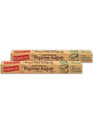 Defne Store Doğal Pişirme Kağıdı Hazır Kesim 10'lu x 2 Paket (42 * 37 Cm)