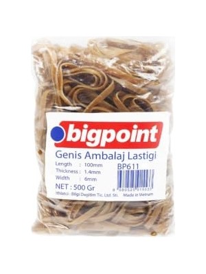 Defne Store 500 Gram Geniş Ambalaj Lastiği, %100 Kauçuk