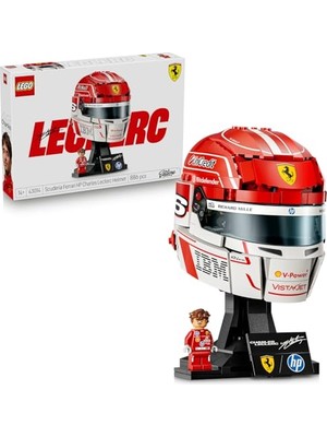 Defne Store Oyuncak; Editions Scuderia Ferrari Hp Charles Leclerc Kaskı 43014 | 14 Yaş ve Üzeri Çocuklar Için Minifigür ve Imzalı Markalı Levha Içeren Yaratıcı Yapım Seti, Hediye Fikri (886 Parça)