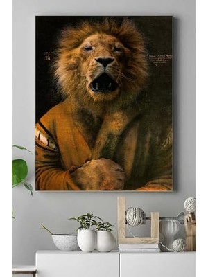 Defne Store (PSTER14981) Aslan Kral Sanatsal Kanvas Tablo 30 x 40
