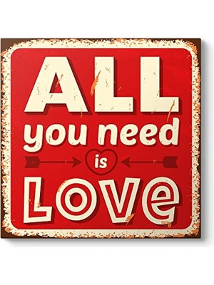 Defne Store All You Need Is Love Tablosu 70 x 70