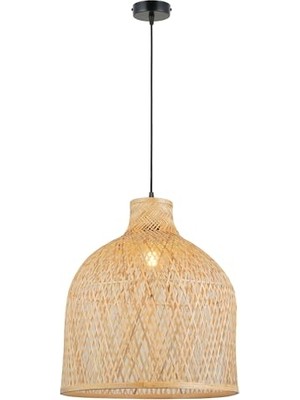 Defne Store Venira 11 40’lık Bamboo Tekli Sarkıt, Doğal Ahşap