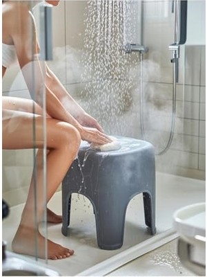 Defne Store Kaymaz Tabanlı Hasta Yıkama Banyo Taburesi