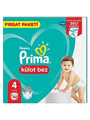 Defne Store Külot Bez Fırsat Paketi, Maxi 4 Numara, 62'li