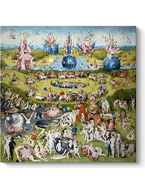 Defne Store Hieronymus Bosch Dünyevi Zevkler Bahçesi Tablosu 50 x 50