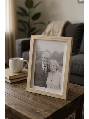 Defne Store Ahşap Fotoğraf Çerçevesi, 4'lü Set, 13 x 18 cm