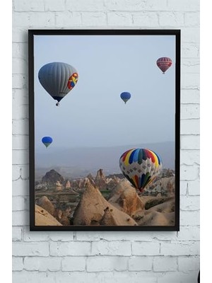 Defne Store (PSTER11487) Kapadokya Manzara Çerçeveli Tablo 2 (21X30 Cm)