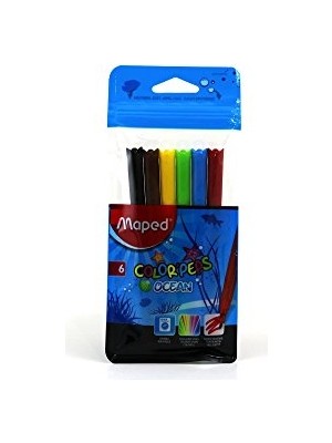 Defne Store 845723 Color Peps Ocean 6 Renk Keçeli Kalem