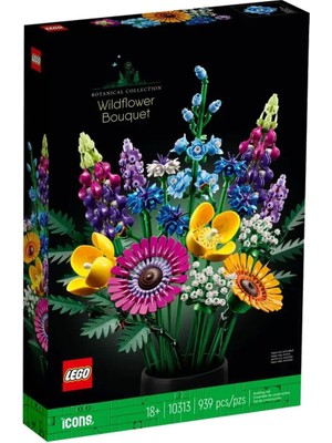 Hazego 10313 Lego® Botanicals - Kır Çiçekleri Buketi 939 Parça +18 Yaş