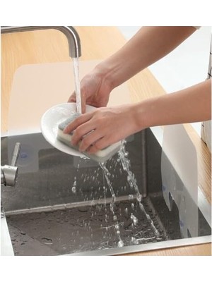 Defne Store Lavabo ve Ocak Sıçrama Önleyici Vantuzlu Kalkan