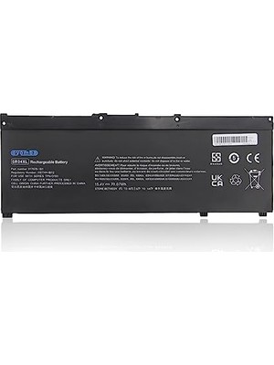 Defne Store SR04XL Batarya, Hp Omen 15 2018 15-CE0XX 15-CE015DX 15-DC0XX Pavilion 15-CB0XX 15-CX0XX 5-CB041NR 15-CX0056WM, 917724-855 917678-1B1 Hstnn-Dn B7W HSTSTBNN-IB7Z SR03XL