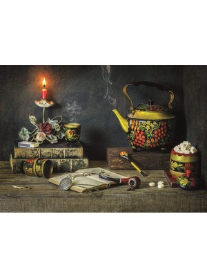 Ms 44006 - Çay Molası 1500 Parça Mini Puzzle