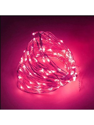 Ms Peri LED Tüm Renkler USB Girişli (Kırmızı, 5 Metre)