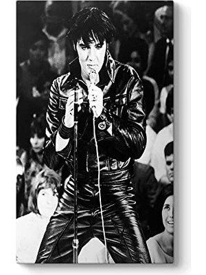 Defne Store Elvis Presley Kanvas Tablo 30 x 50