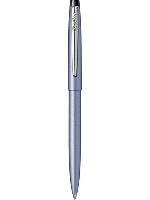 Ms F108 Tükenmez Kalem, Kapaktan Basmalı Mekanizma, Eflatun