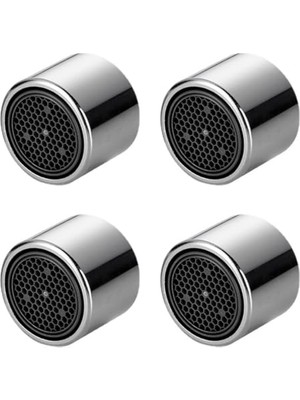 Defne Store Musluklar Için Perlatör, 22 Mm, 4 Adet, Mutfak ve Banyo Için, M22 Musluk, Süzgeç, Musluk, Havalandırıcı, Musluk Filtresi, Iç Dişli Havalandırıcı, Contalı