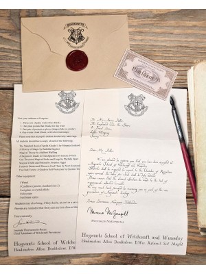 Ms Harry Potter Hogwarts’a Davet Mektup Seti