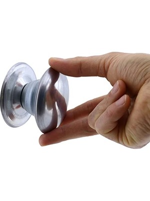 Defne Store Bombeli Baba Krom Kapı Tokmağı Topuzu Kolu Metal Tokmak Paslanmaz