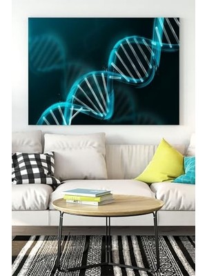 Defne Store (PSTER15752) Dna Bilimsel Kanvas Tablo 50 x 70