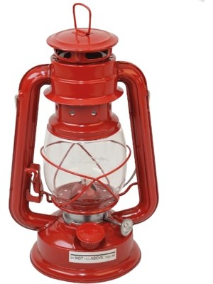 Defne Store Gazyağı Lambası Gemici Feneri, Kırmızı