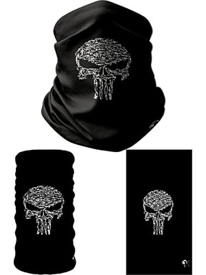 Defne Store Multifunctional Armed Skull Seamless Knitting Uv+ Neckerwear Face Mask Headband Bandana Do Rag Hairband