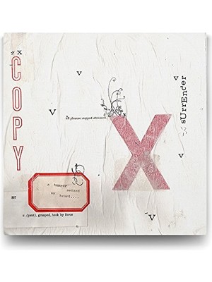 Defne Store Copy x Temalı Duvar Tablosu, 90X90 cm