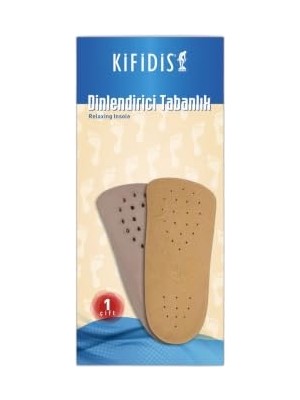 Defne Store 9EMS2TABU000006 Vimaflex Dinlendirici Gerçek Deri Ortopedik Tabanlık Dar Kalıp Ayakkabı Için 36