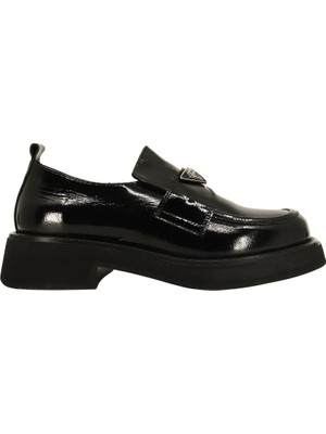 Albini 26100553R Rugan Deri Kadın Loafer Ayakkabı