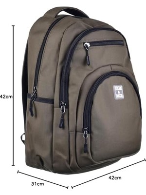 Defne Store Unisex Çocuk Sırt Çantası Haki Standart