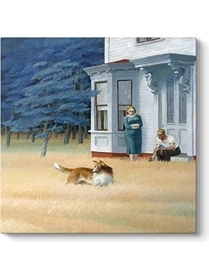 Defne Store Edward Hopper Cape Cod Evening Tablosu 40 x 40