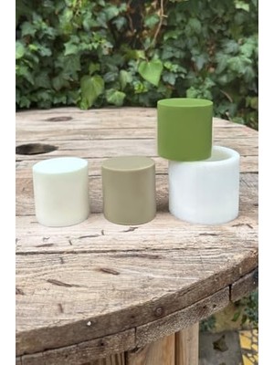 Defne Store Silindir 3D Mum Kalıbı 6X6X6 (Silikon) 1 Adet