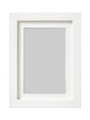 Rödalm 13X18 cm Beyaz Ahşap Çerçeve, Derin Kalın Kenarlı Fotoğraf Resim Çerçevesi