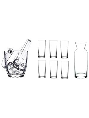 Defne Store Rakı Bardak ve 9 Prç. Rakı Bardağı ve Buz Kovası Seti FMA06001 FMA06017 FMA55517