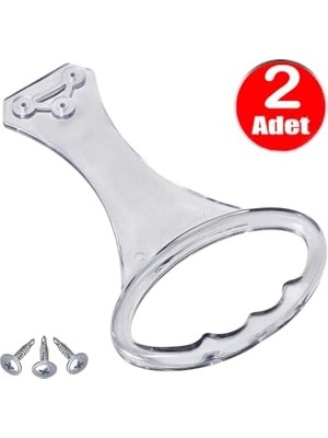 Defne Store Şeffaf Plastik Baza Yatak Kulpu Esnek Kaldırma Tutma Kulp Kolu; 2 Adet, 01729101101101
