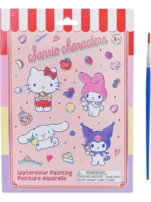 Defne Store 2018531310107, Sanrio Lisanslı Suluboya Resim Seti