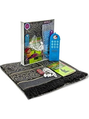 Defne Store Namaz Kıldıran Seccade, Kulaklıklı, Pusulalı