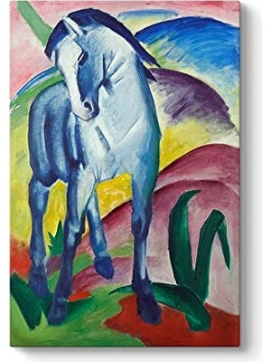 Defne Store Franz Marc Blue Horses Duvar Tablosu, 100 x 140