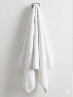 Defne Store 6'lı BEYAZ%100 Pamuk El - Yüz Havlusu 50X90 cm Spa ve Otel Havlusu, 6LI-OTELHAVLUSU-50X90