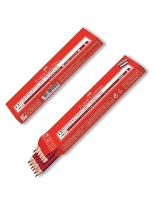 Defne Store Faber Castel Kırmızı Kalem Kopya 12'li Başlık Kalemi 1 Set