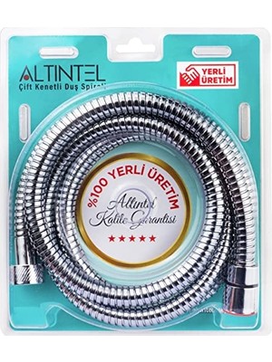 Defne Store Çift Kenetli Duş SPIRALI%100 Yerli. (150 Cmlik Hortum)