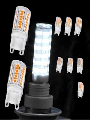 Defne Store CT-4249 5 Adet 3 W Ledli Kapsül G9 Duy 220V Beyaz Işık CT-4249B